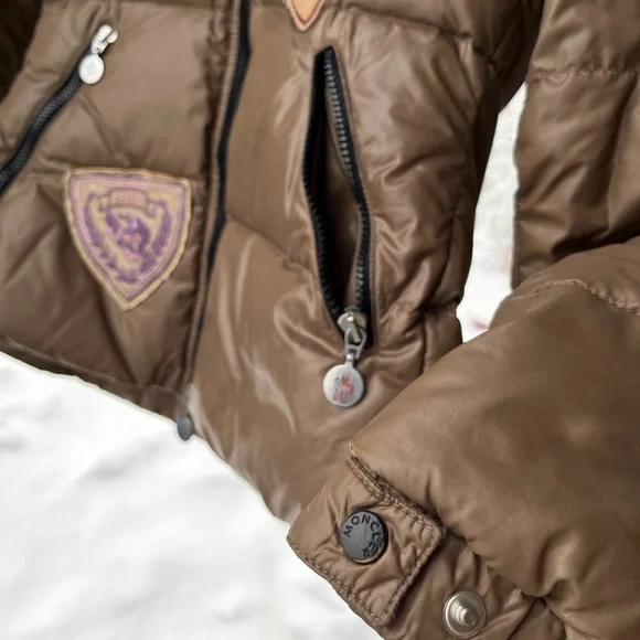 Moncler: Patches Coat Ski Alps Patch Limited Edition Puffer Jacket (Brown) ❄️